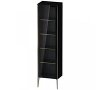 Duravit XViu XV1376 Armoire haute avec porte vitrÃ©e, verticale, Ã charniÃšre Ã droite, 500x360 mm, hauteur 1770 mm, Couleur (avant/corps): champagne mat/noir brillant brillant - XV1376RB140