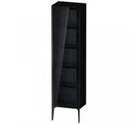 Duravit XViu XV1376LB240 50x36x177cm, porte en verre, noir mat, porte à gauche, noir brillant