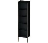 Duravit XViu XV1376 Armoire haute avec porte vitrÃ©e, verticale, Ã charniÃšre Ã droite, 500x360 mm, hauteur 1770 mm, Couleur (avant/corps): champagne mat/noir brillant brillant - XV1376RB140