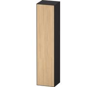 Duravit Zencha Armoire haute, 400x360x1760 mm, 1 porte, charniÚres à droite, ZE1352L, Couleur (avant/corps): façade : chêne naturel/caisson : graphite supermatt - ZE1352R30800000