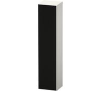 Duravit Zencha Armoire haute, 400x360x1760 mm, 1 porte, charnières à droite, ZE1352L, ZE1352R63840000, Couleur: faÃ§ade : structure de ligne noire (verre)/corps : blanc supermat