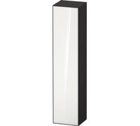 Duravit Zencha Armoire haute, 400x360x1760 mm, 1 porte, charniÃšres Ã droite, ZE1352L, Couleur (avant/corps): faÃ§ade : blanc (verre)/corps : graphite supermat - ZE1352R64800000
