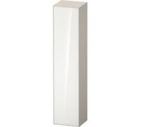 Duravit Zencha Armoire haute, 400x360x1760 mm, 1 porte, charniÃšres Ã gauche, ZE1352L, Couleur (avant/corps): faÃ§ade : blanc (verre)/corps : taupe - ZE1352L64830000