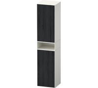 Duravit Zencha armoire haute, 400x360x1760 mm, 2 portes, charnières à droite, ZE1352L, Couleur: faÃ§ade : chÃªne noir/corps : blanc supermat