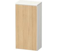 Duravit Zencha armoire mi-haute, 400x240x819mm, charnières à gauche, ZE1350L30840000, Couleur: façade : chêne naturel/caisson : blanc supermat