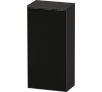 Duravit Zencha armoire mi-haute, 400x240x819mm, charnières à gauche, ZE1350L63800000, Couleur: faÃ§ade : structure linÃ©aire noire (verre)/corps : graphite supermat