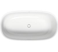 Duravit Zencha Baignoire en pose libre ovale, habillage sans soudure, 1600x850mm, blanc mat, 700462000000000