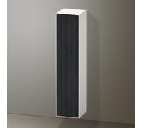 Duravit Zencha Armoire haute, 400x360x1760 mm, 1 porte, charniÚres à gauche, ZE1352L, Couleur (avant/corps): façade : chêne noir/corps : blanc supermat - ZE1352L16840000