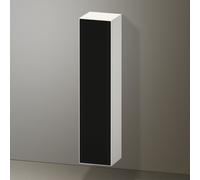 Duravit Zencha Armoire haute, 400x360x1760 mm, 1 porte, charniÚres à gauche, ZE1352L, Couleur (avant/corps): façade : structure de ligne noire (verre)/corps : blanc supermat - ZE1352L63840000
