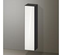Duravit Zencha Armoire haute, 400x360x1760 mm, 1 porte, charnières à gauche, ZE1352L, Couleur: façade : blanc (verre)/corps : graphite supermat
