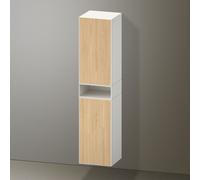 Duravit Zencha armoire haute, 400x360x1760 mm, 2 portes, charniÚres à droite, ZE1352L, Couleur (avant/corps): façade : chêne naturel/caisson : blanc supermat - ZE1353R30840000