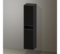 Duravit Zencha armoire haute, 400x360x1760 mm, 2 portes, charniÚres à droite, ZE1352L, Couleur (avant/corps): façade : structure linéaire noire (verre)/corps : graphite supermat - ZE1353R63800000
