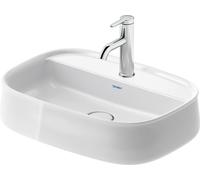 Duravit Zencha lavabo à poser 550 mm, un trou pour robinet, 23745500711, Couleur: Blanc brillant avec Wondergliss