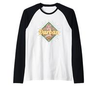 Durban Afrique du Sud rétro léopard Vintage Souvenir Afrique Manche Raglan
