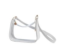 Durchsichtige Damenhandtasche | Trendige PVC Tote Bag mit Schultergurt