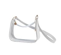 Durchsichtige Damenhandtasche | Trendige PVC Tote Bag mit Schultergurt