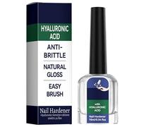Durcisseur d'ongles à l'acide hyaluronique, 10 ml, en acier, avec kératine et calcium, séchage rapide, transparent