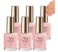 Durcisseur d'ongles, renforce les ongles cassants et abîmés, nourrit et hydrate les ongles en profondeur, améliore l'élasticité des ongles et réduit les risques de fracture, ongles des orteils (6PCS)