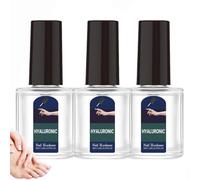 Durcisseur Ongles Extra Fort, Vernis Durcisseur Ongle, Vernis Durcisseur Ongle Extra Fort, Soin Ongles Abimes à L'acide Hyaluronique Avec Vitamine E Et Huile De Jojoba, Soin Pieds Secs Et Abimés (3PC)