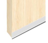 Durdiiy Bas de porte brosse Joint brosse adhésif pour porte coulissante 53mm(D)x1M(L) Joint Fenetrepour Lsolation Phonique Porte bande de brosse anti-poussière pour l'isolation contre le froid (Blanc)