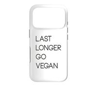 Dure Plus Longtemps Go Vegan végétarien Herbivore à Base de Plantes Coque pour iPhone 17 Pro