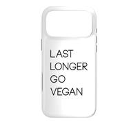 Dure Plus Longtemps Go Vegan végétarien Herbivore à Base de Plantes Coque pour iPhone 17 Pro Max