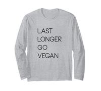 Dure Plus Longtemps Go Vegan végétarien Herbivore à Base de Plantes Manche Longue