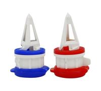 Durée du lait - Casting à lait, 2 pièces, avec couvercle et protection 'outlet, bouchons de lait de 2 packs, conversions de jus en conserve | LECK -Casting à l'épreuve de l'outil à main pour coper