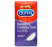 Durex 4003 Préservatifs Sensitive Contact Total Boîte de 12