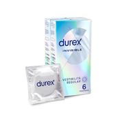 Durex 40465 Préservatifs Invisible Extra Lubrifié Boîte de 12