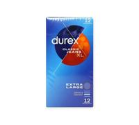 Durex Préservatifs Classic Jeans XL Extra Larges Extra Lubrifiés – 12 unités