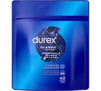Durex Classic Natural Préservatifs 40 Pièces