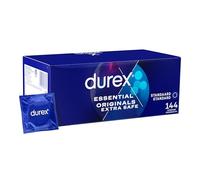 Durex Essential - 144 Préservatifs Extra Lubrifiés - Confort et Sécurité