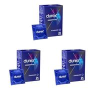 Durex ESSENTIAL - 24 Préservatifs Extra Lubrifiés - Confort et Sécurité (Lot de 3)
