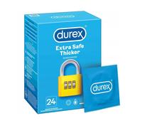 Durex Extra Safe Thicker Préservatifs renforcés, lot de 24 unités