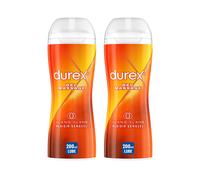 Durex Gel De Massage Lubrifiant Sensuel À Base D'Eau - 2 en 1 Aux Extraits d'Ylang Ylang 200ml Lubrifiant(S) 2x200 ml