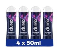 Durex Gel Lubrifiant Anal - à Base de Silicone pour une Lubrification Longue Durée 50ml -Lot de 4