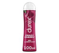 DUREX - Gel Lubrifiant Intime Saveur Cerise, Sensation Douce et Fruitée pour vos Moments Précieux (100 mL) - Le Lot De 2