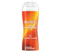 DUREX - Gel Lubrifiant Sensuel pour Massage, Douceur Ylang Ylang et Confort Intime (200 mL) - lot de 3 - Vendu par Lot