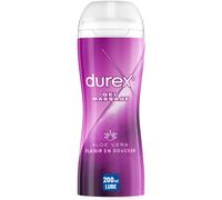 Durex Gel Massage Lubrifiant Douceur À Base D'Eau 2en1 Aloe Vera Tube 200ml