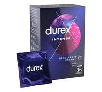 Durex Intense - préservatif nervuré et à pois - boîte de 16 pièces