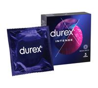 Durex Intense - préservatifs nervurés et dotés de reliefs (3 pcs)