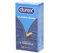 Durex Jeans Préservatifs Classic Lubrifiés X12 Préservatif(S) 1 pc(s)