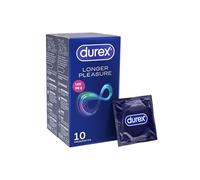 Durex Longer Pleasure - 20 Préservatifs Retardant Extra lubrifiés - Prolonge la durée du rapport - Le packaging peut varier (Performance Booster)