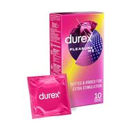 Durex Pleasure Me Condoms Côtelé & à Pois Stimulation Pleasuremax Boite De 10