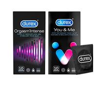 DUREX - Lot de 2 Boîtes de Préservatifs - Stimulant x10 - You&Me x10