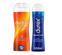 DUREX - Lot de 2 Lubrifiants - Massage Ylang 200 ml - Sensitive 100 ml