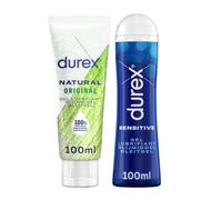 DUREX - Lot de 2 Lubrifiants - Natural Original 100 ml - Sensitive 100 ml