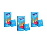 DUREX Lot de 3 Boîtes de 6 Préservatifs Lubrifiés Love