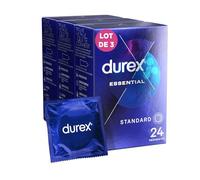 Durex- Lot de 3 Boîtes de Préservatifs Essential - 3x24 Pièces